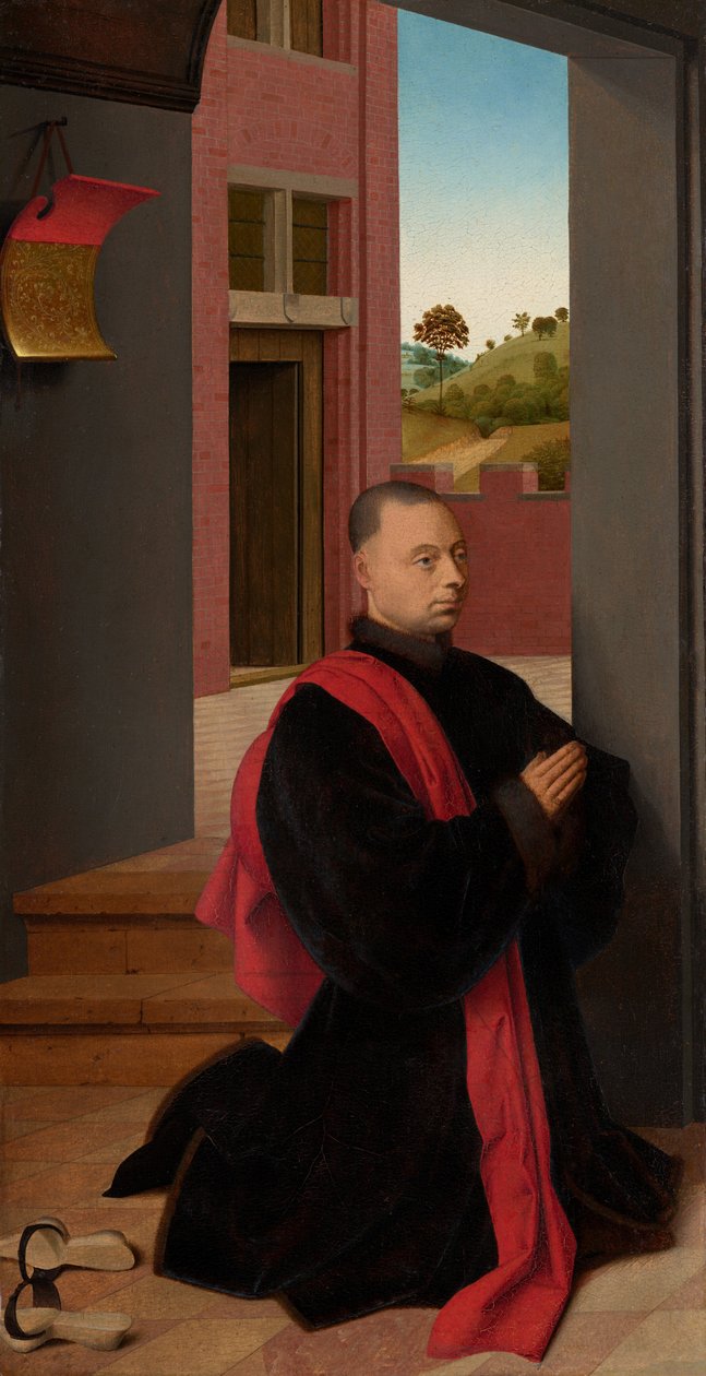 Erkek Bağışçının Portresi by Petrus Christus