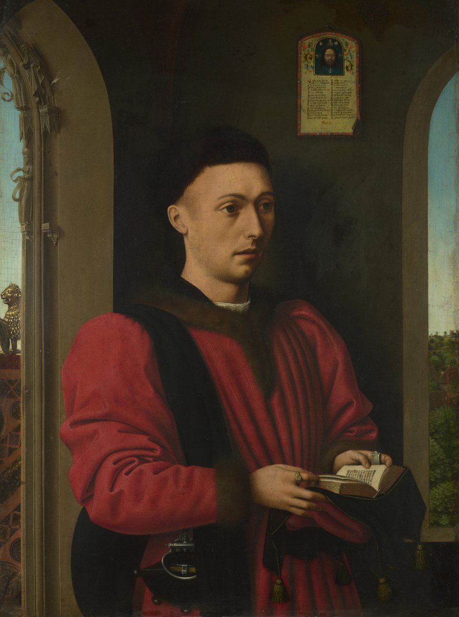 Genç Bir Adamın Portresi, 1450-1460 by Petrus Christus