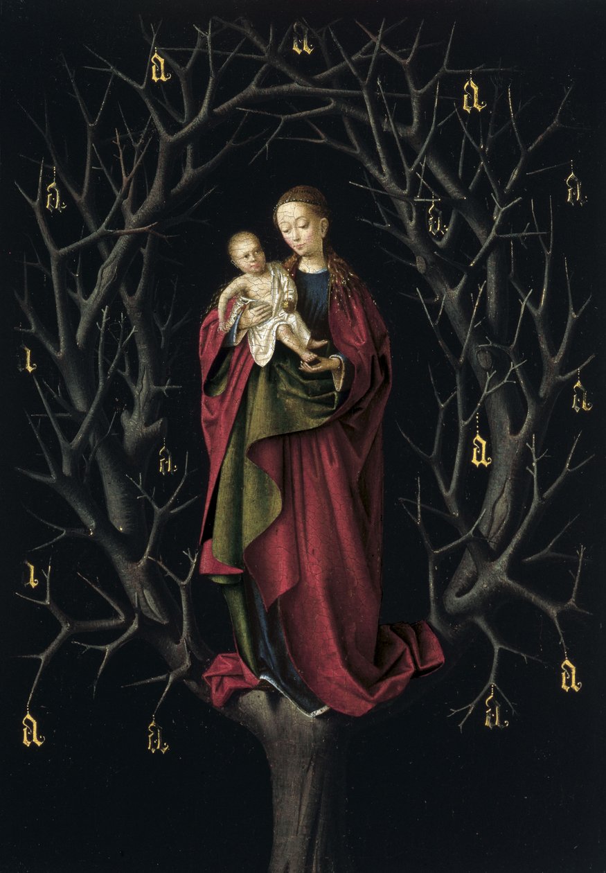 Kuru Ağacın Bakiresi, yaklaşık 1465 by Petrus Christus