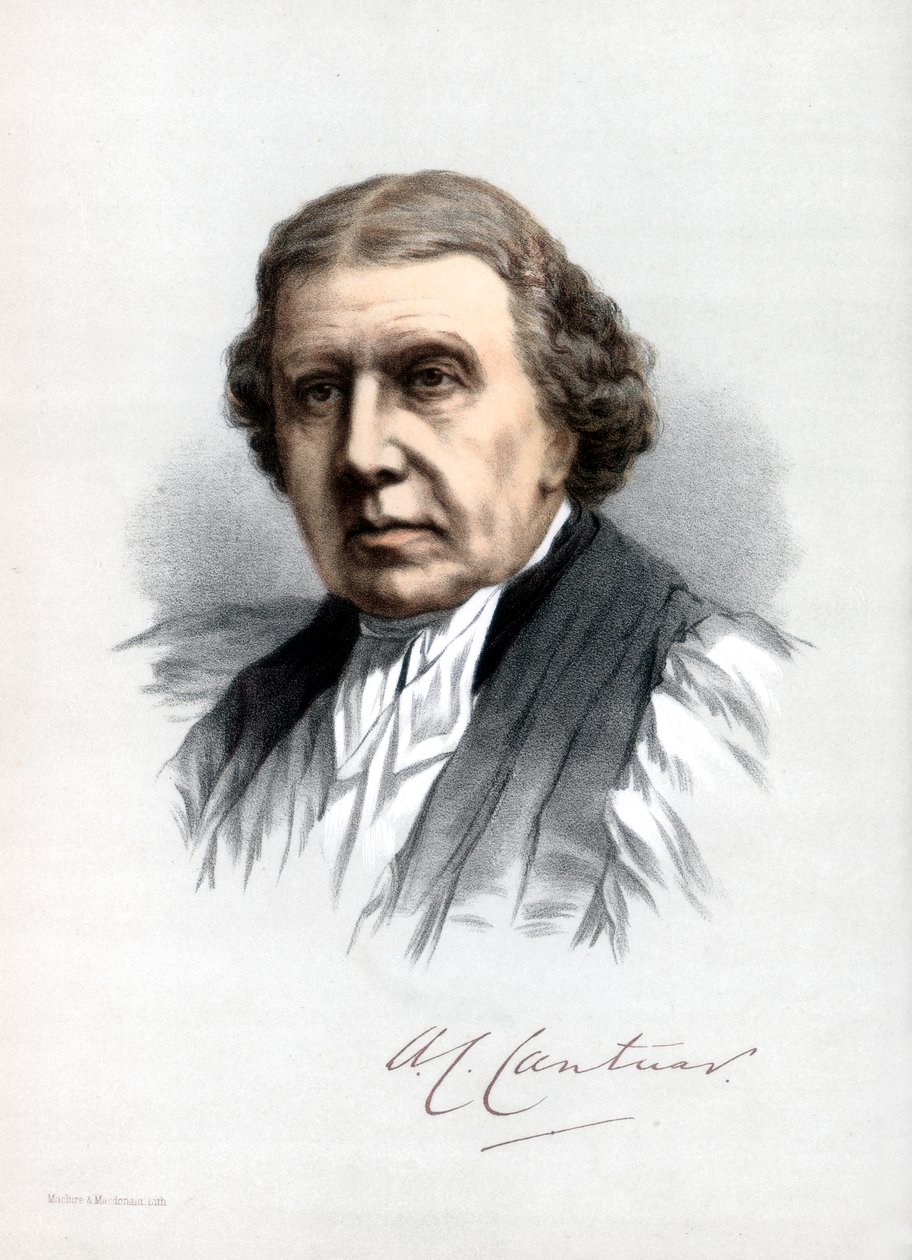 Archibald Campbell Tait, Canterbury Başpiskoposu, c1890. by Petter and Galpin Cassell