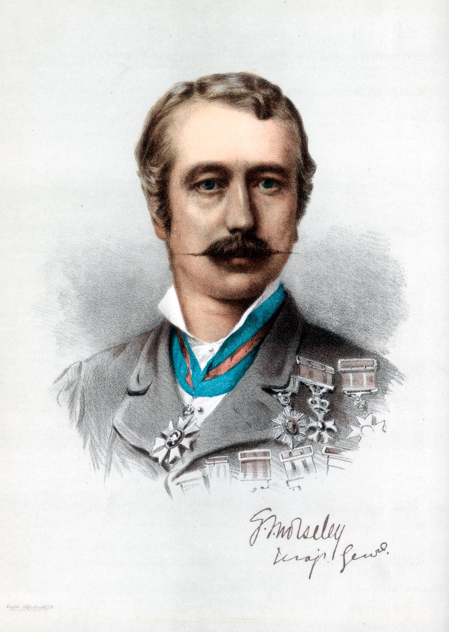 Garnet Joseph Wolseley, 1. Vikont Wolseley, İrlanda doğumlu İngiliz askeri, c1890. by Petter and Galpin Cassell