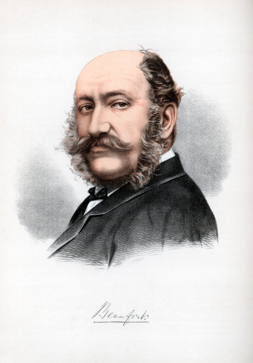 Henry Somerset, 8. Beaufort Dükü, İngiliz akran, asker ve politikacı, c1890. by Petter and Galpin Cassell
