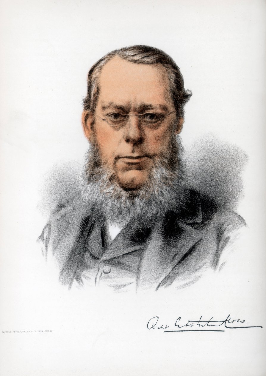 Richard Assheton Cross, 1. Vikont Cross, İngiliz devlet adamı, c1890. by Petter and Galpin Cassell
