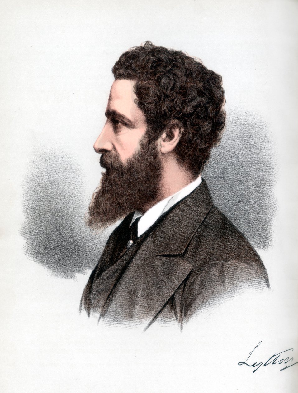 Robert Bulwer-Lytton, 1. Lytton Kontu, İngiliz şair ve devlet adamı, c1890. by Petter and Galpin Cassell