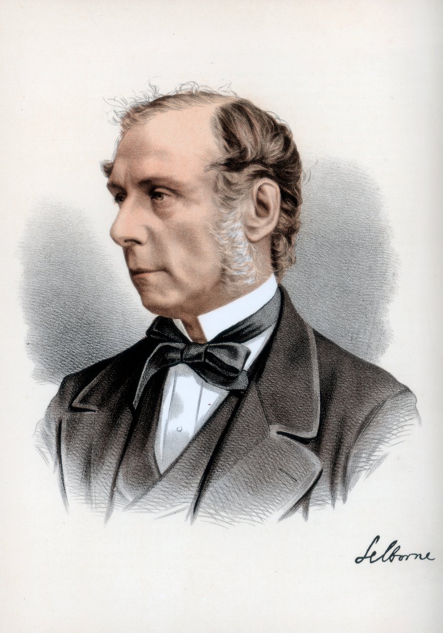 Roundell Palmer, Selborne 1 Earl, İngiliz avukat ve Liberal politikacı, c1890. by Petter and Galpin Cassell