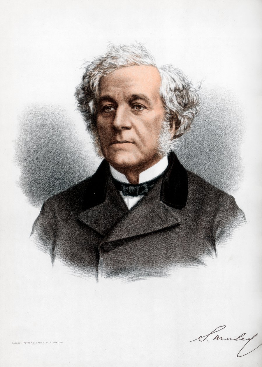 Samuel Morley, kölelik karşıtı, politik radikal ve devlet adamı, c1890. by Petter and Galpin Cassell