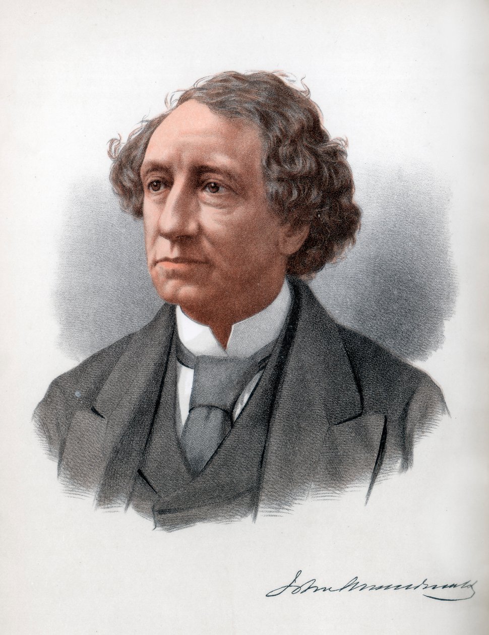 Sir John Alexander Macdonald, 1. Kanada Başbakanı, 1890 dolayları. by Petter and Galpin Cassell
