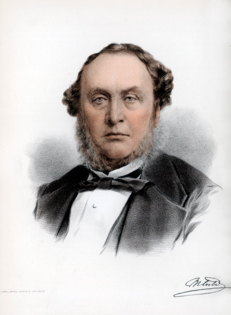 Sir Michael Costa, İtalya doğumlu İngiliz besteci ve orkestra şefi, c1890. by Petter and Galpin Cassell