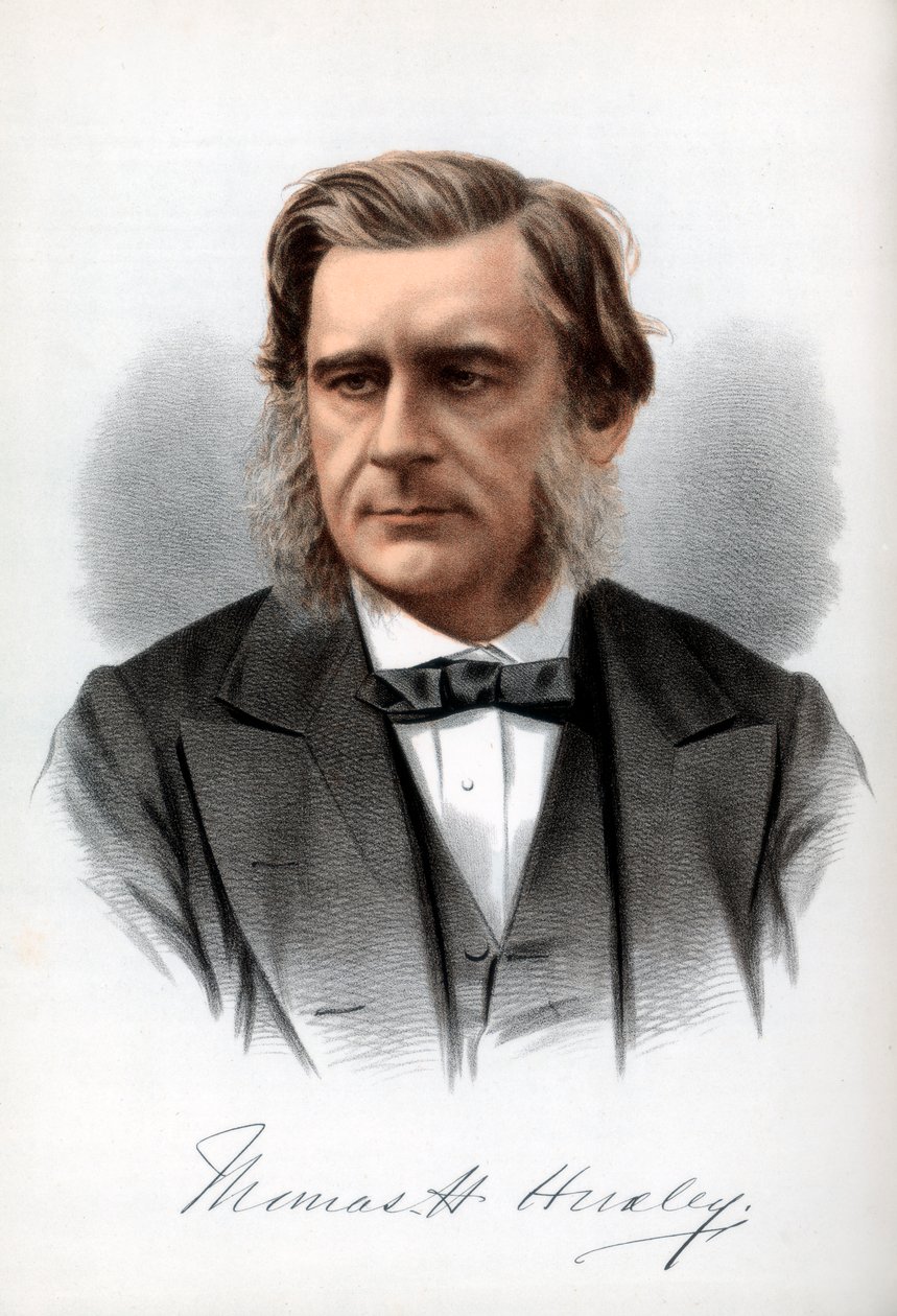 Thomas Henry Huxley, İngiliz biyolog, c1890. by Petter and Galpin Cassell