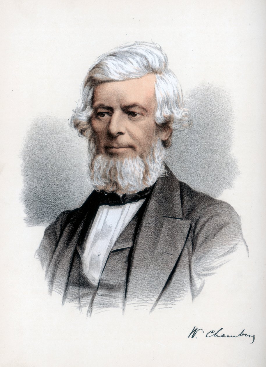 Glenormiston William Chambers, İskoç yayıncı ve politikacı, c1890. by Petter and Galpin Cassell