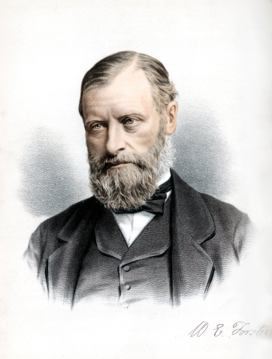William Edward Forster, İngiliz Liberal politikacı, c1890. by Petter and Galpin Cassell