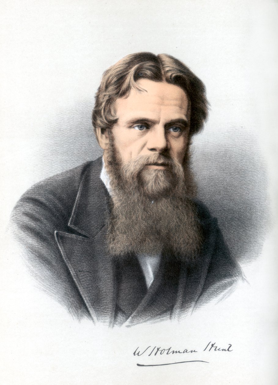 William Holman Hunt, İngiliz ressam, c1890. by Petter and Galpin Cassell
