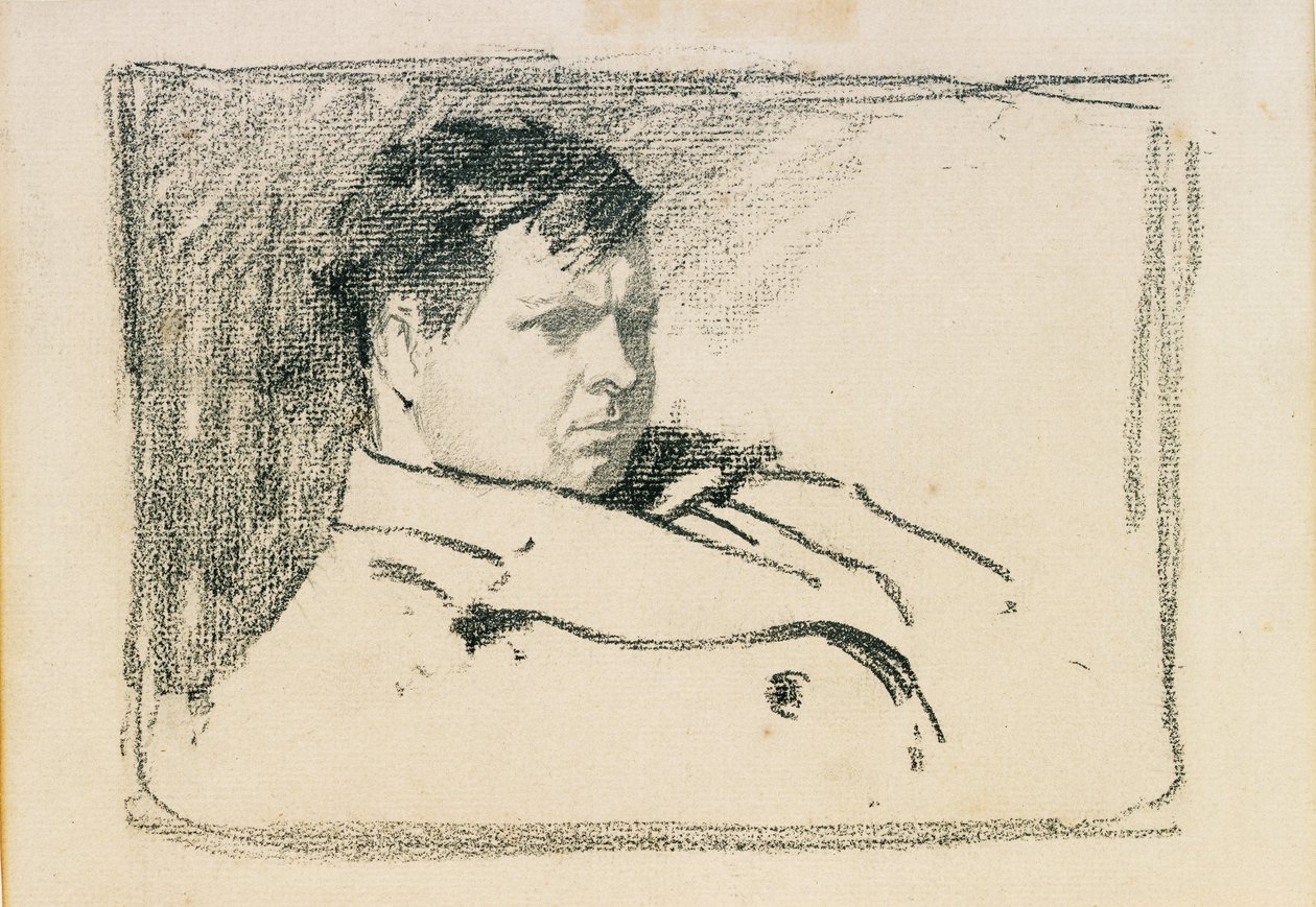 Frank Brangwyn, 1885 (kalem) by Phil May