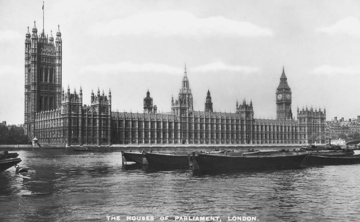 Parlamento Binası, Westminster, Londra, 1933. by Philco Publishing Company
