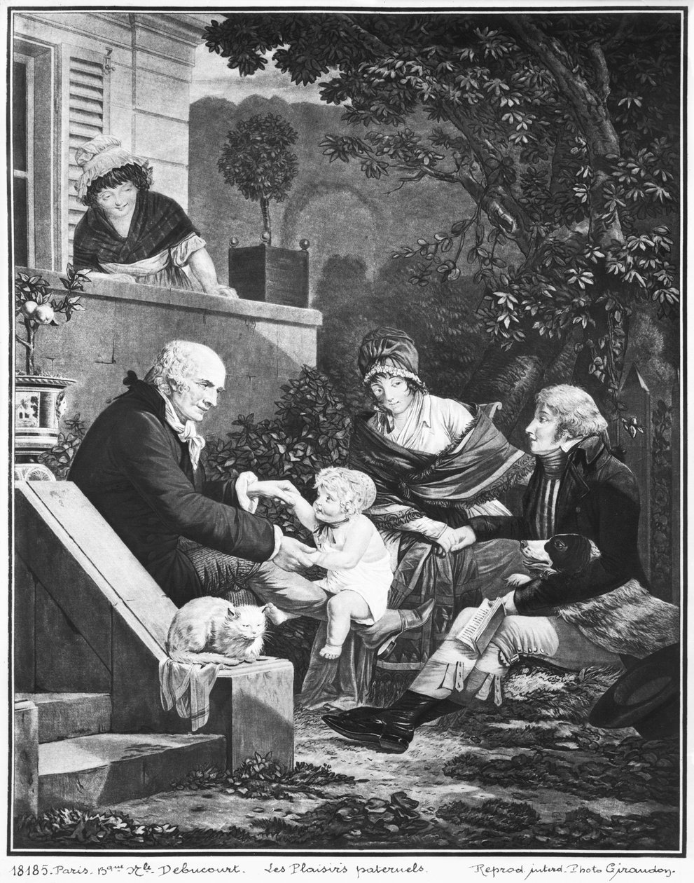 Baba olmanın sevinçleri, c.1797 by Philibert Louis Debucourt