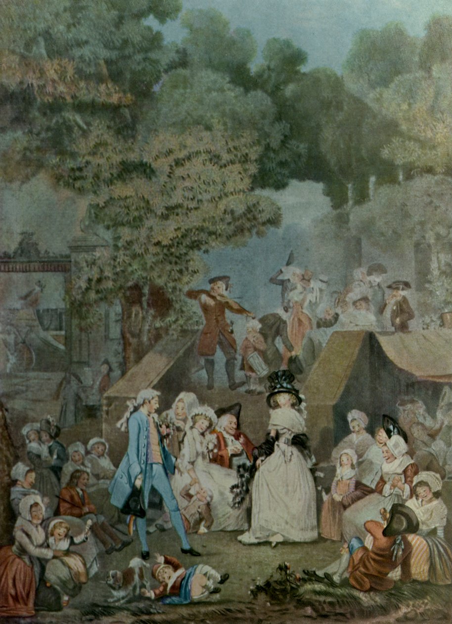 Kaledeki düğün by Philibert Louis Debucourt