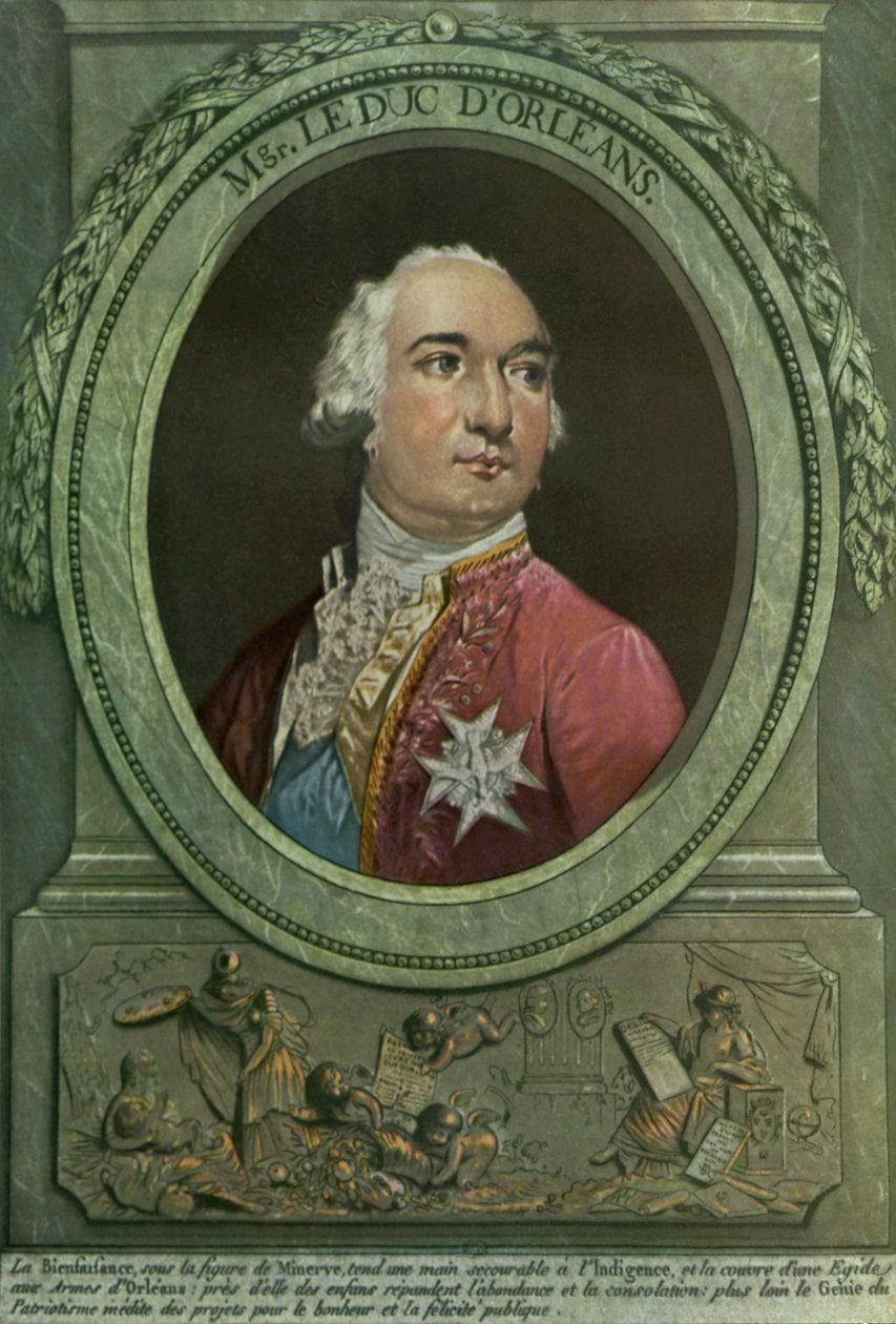 Louis Philippe Orléans Dükü by Philibert Louis Debucourt
