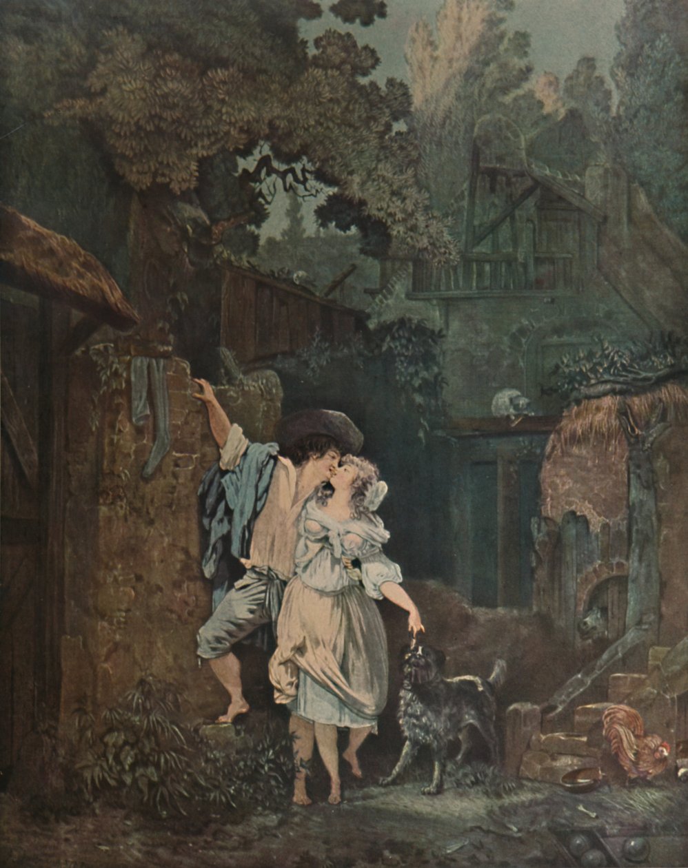 Sabah Tırmanma Veya Seyirciler, 1787, 1913 by Philibert Louis Debucourt
