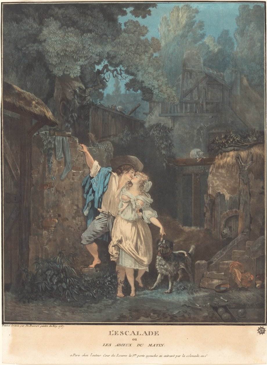 Escalade veya Sabah Vedaları by Philibert Louis Debucourt