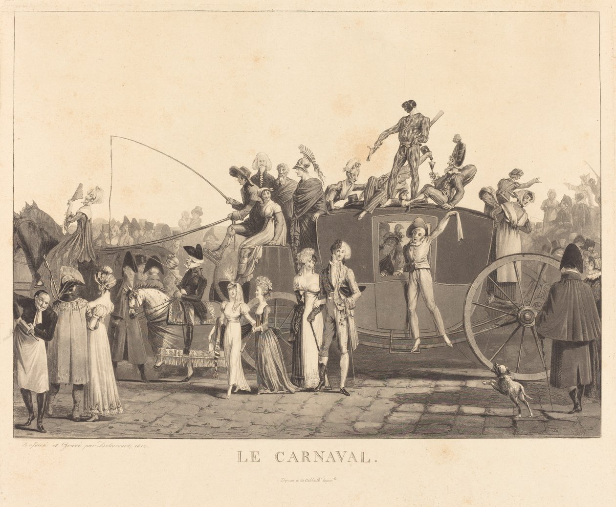 Karnaval by Philibert Louis Debucourt