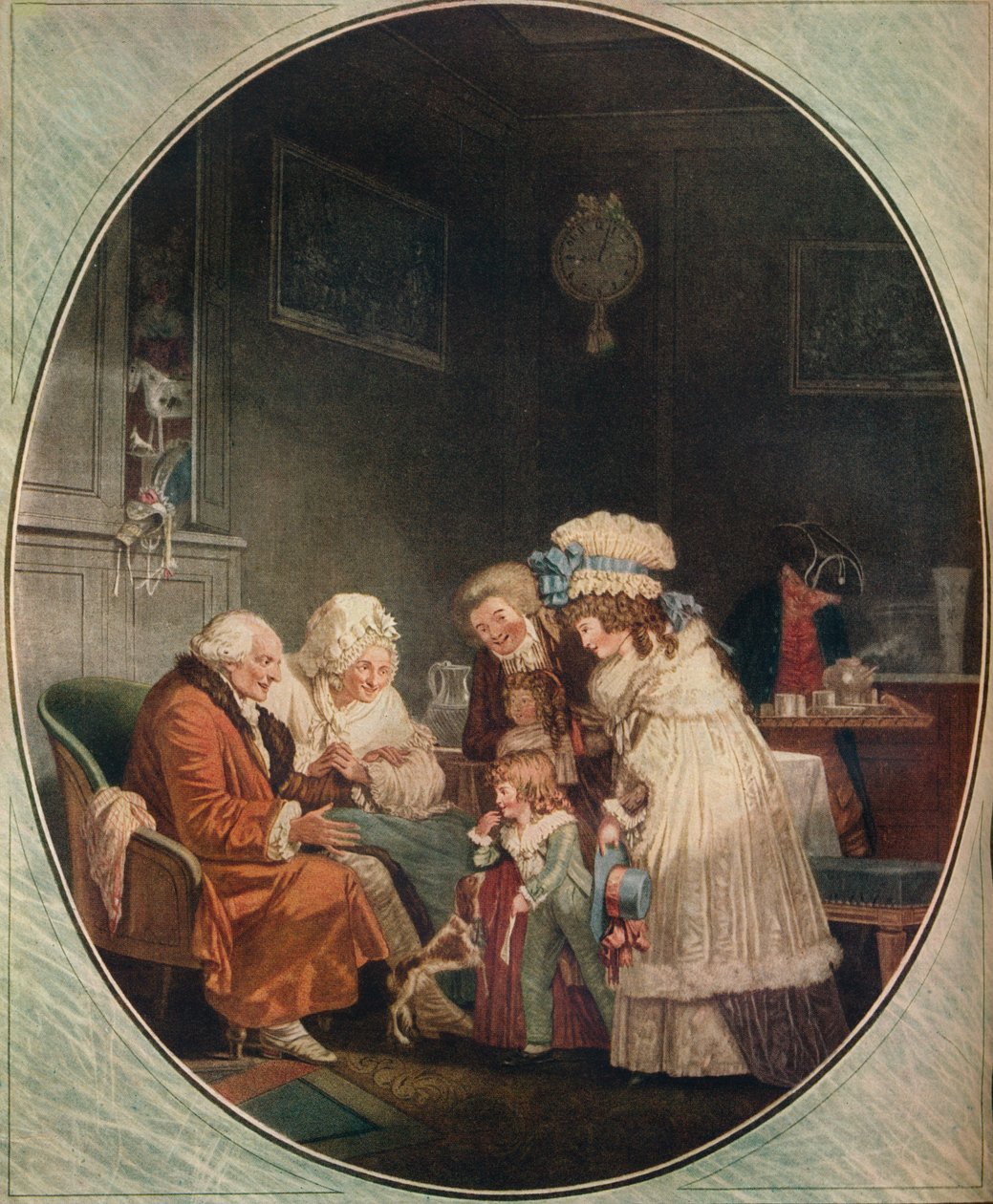 İltifat veya Yeni Yıl Matinesi, 1887, 1916 by Philibert Louis Debucourt