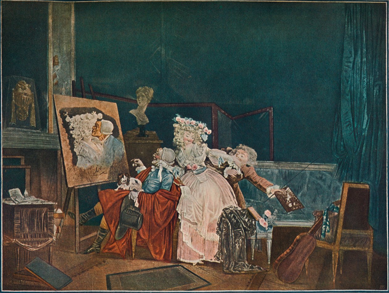 İki Öpücük, 1786, 1902 by Philibert Louis Debucourt