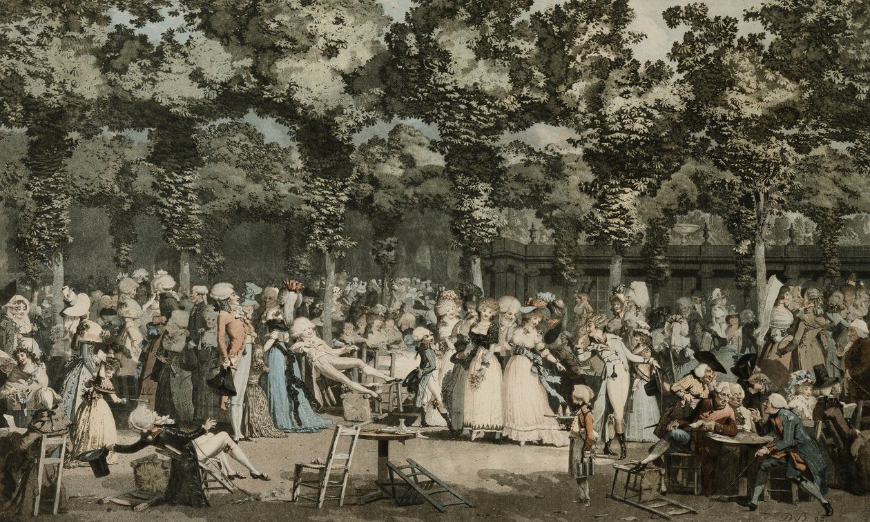 Halk Gezinti Alanı; Halk Gezinti Yolu, 1792 by Philibert Louis Debucourt