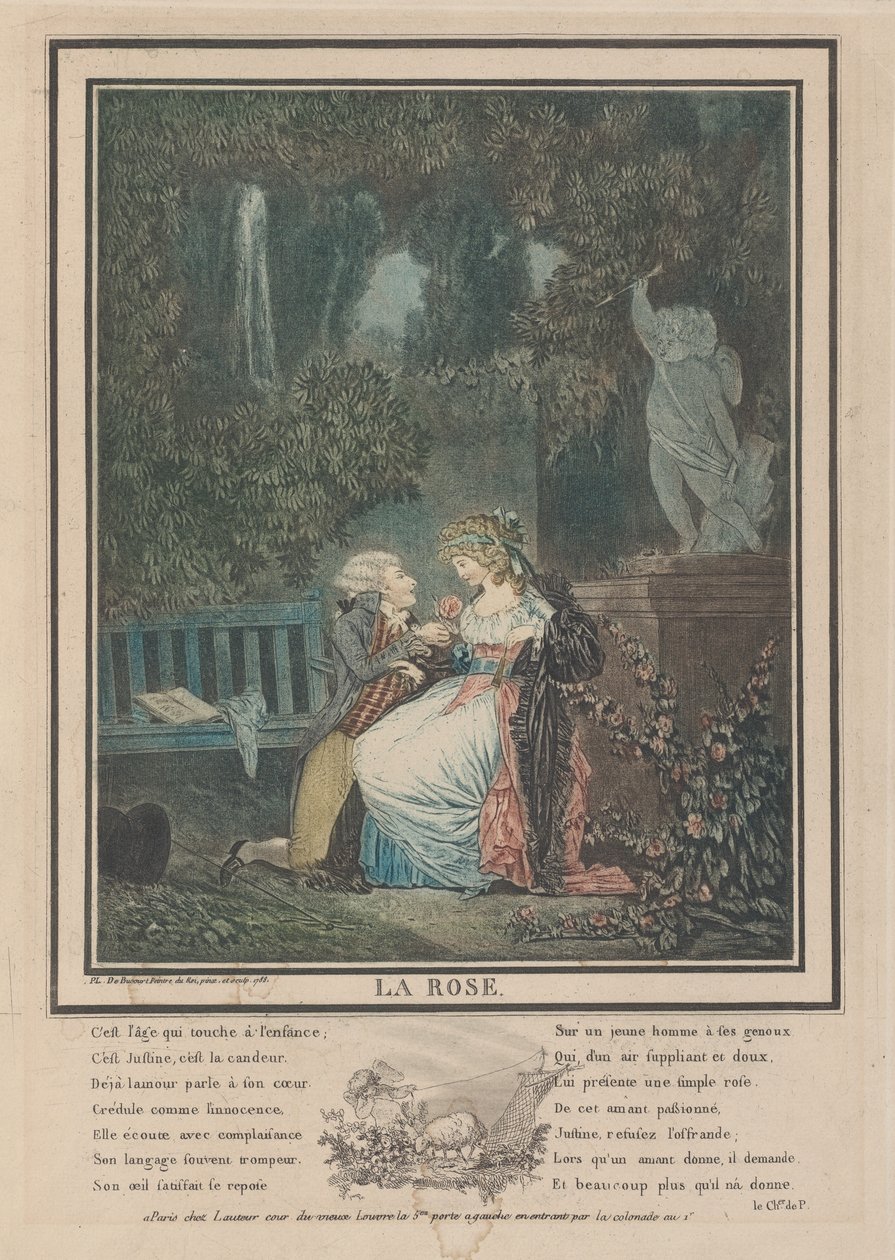 Gül, 1788. by Philibert Louis Debucourt
