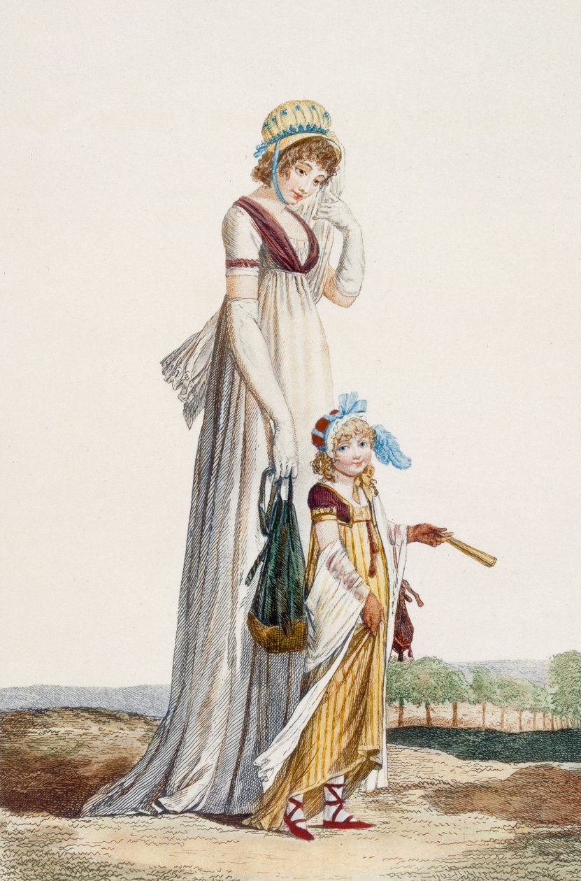 Genç anne ve çocuk, 1800 by Philibert Louis Debucourt