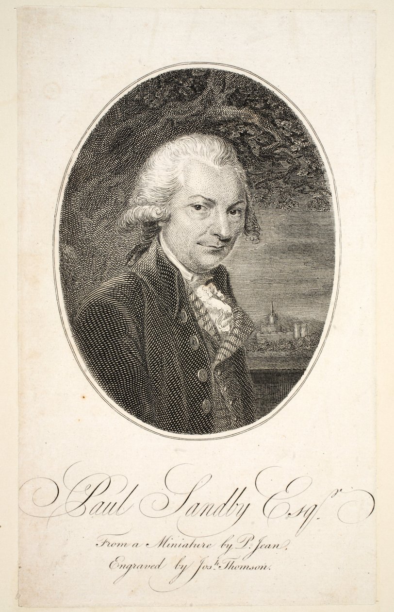 Paul Sandby Esquire, birahane. c.1787 by Philip Jean