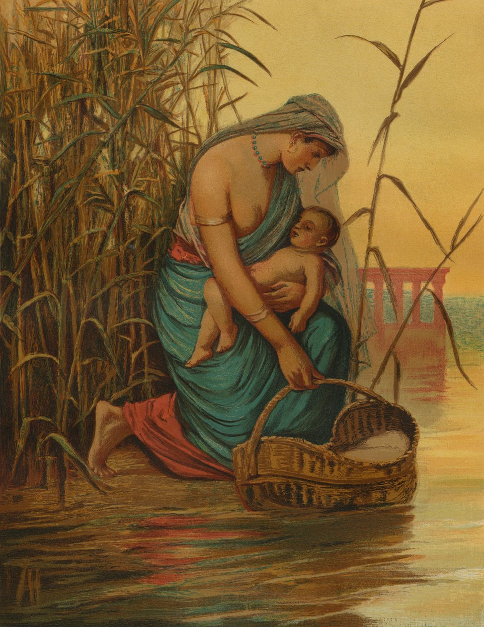 Bebek Musa ve annesi by Philip Richard Morris