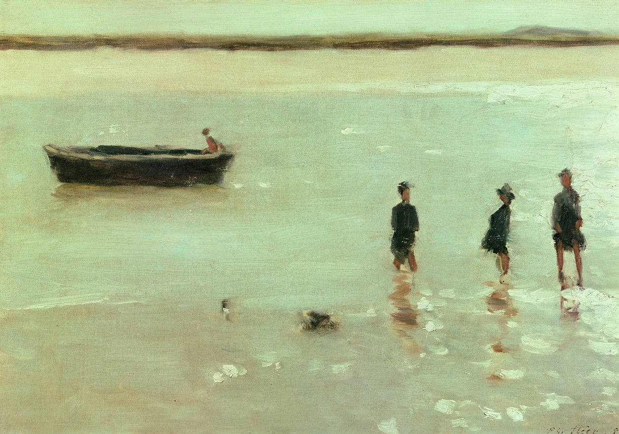 Etaples Sahili, 1887 (oc) by Philip Wilson Steer