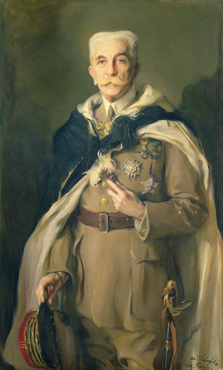 Mareşal Louis Hubert Gonzalve Lyautey (1854-1934) 1929 (tuval üzerine yağlı boya) by Philip Alexius de Laszlo