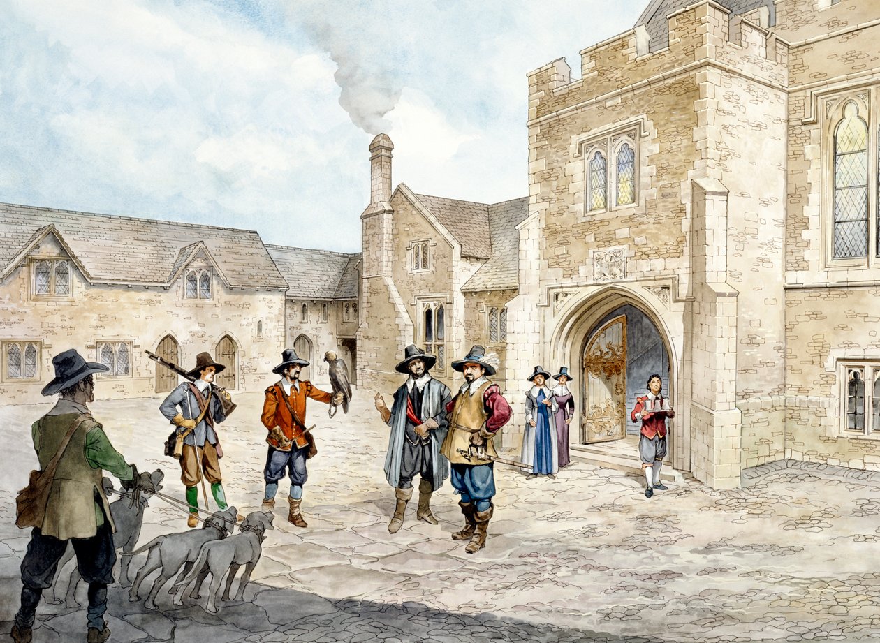Farleigh Hungerford Kalesi, c1660, c1990-2010 by Philip Corke