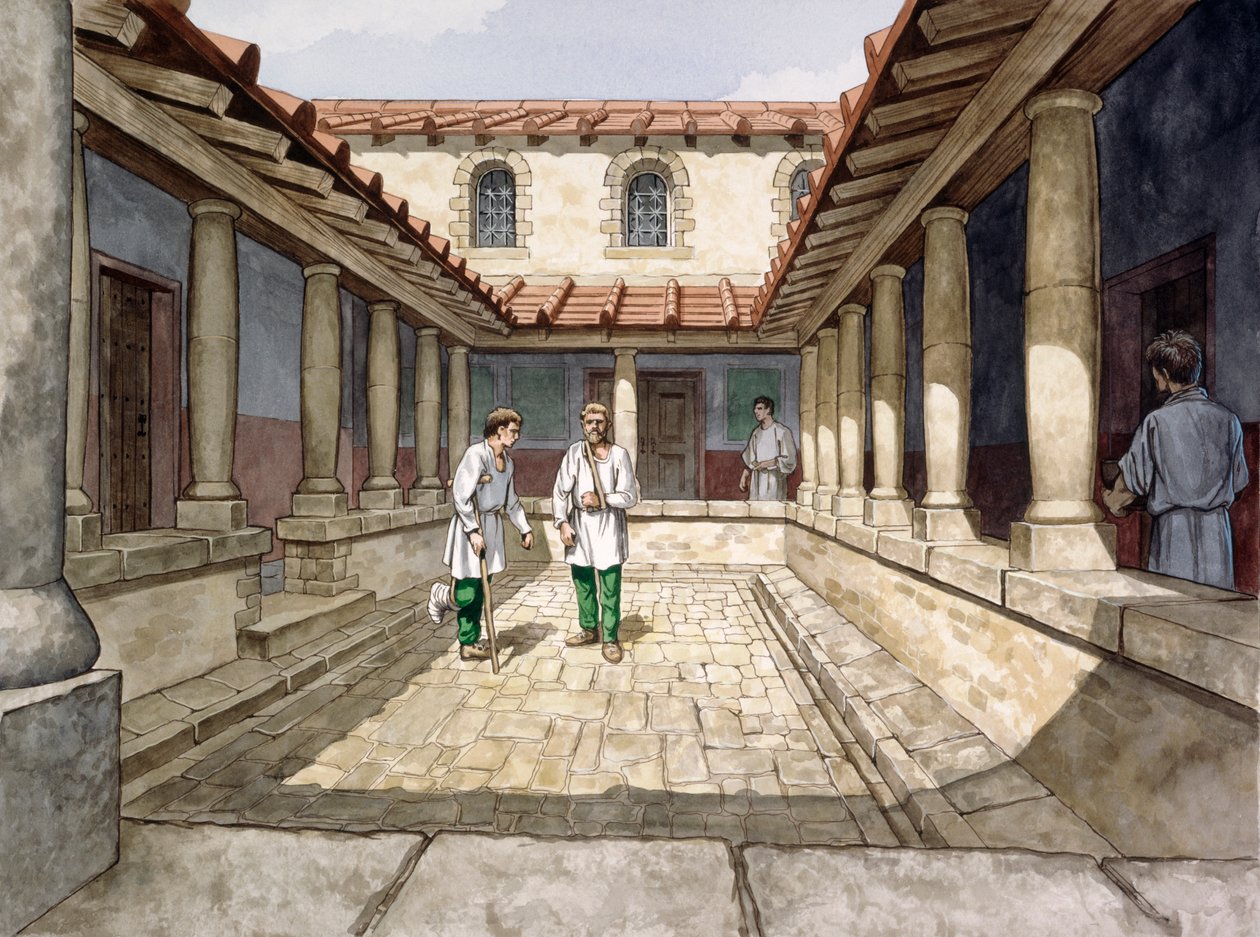 Housesteads Roma Kalesi, 2. yüzyıl, 1990-2010 by Philip Corke