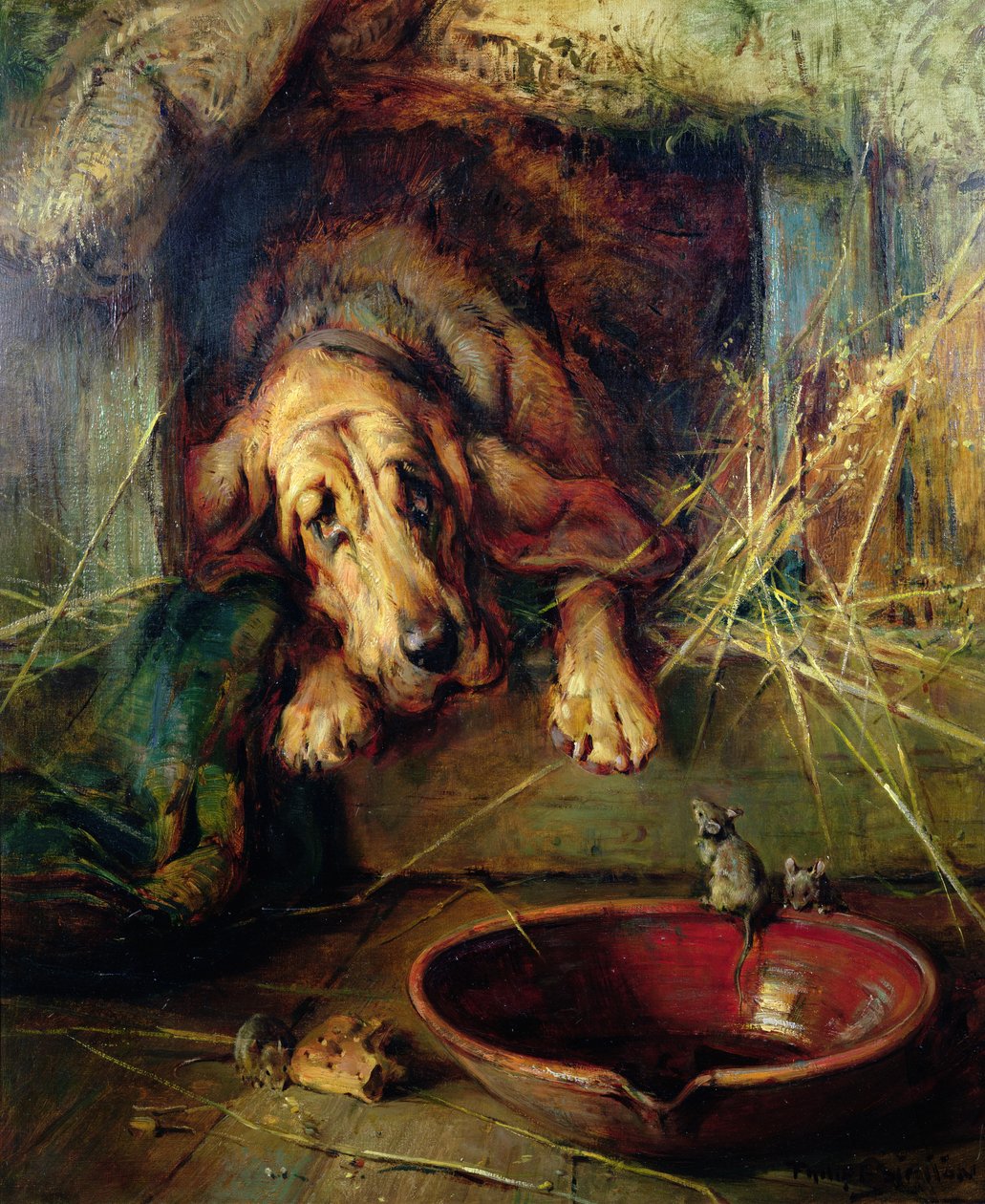 Kedi Uzakta Olduğunda Fareler Oynayacak by Philip Eustace Stretton