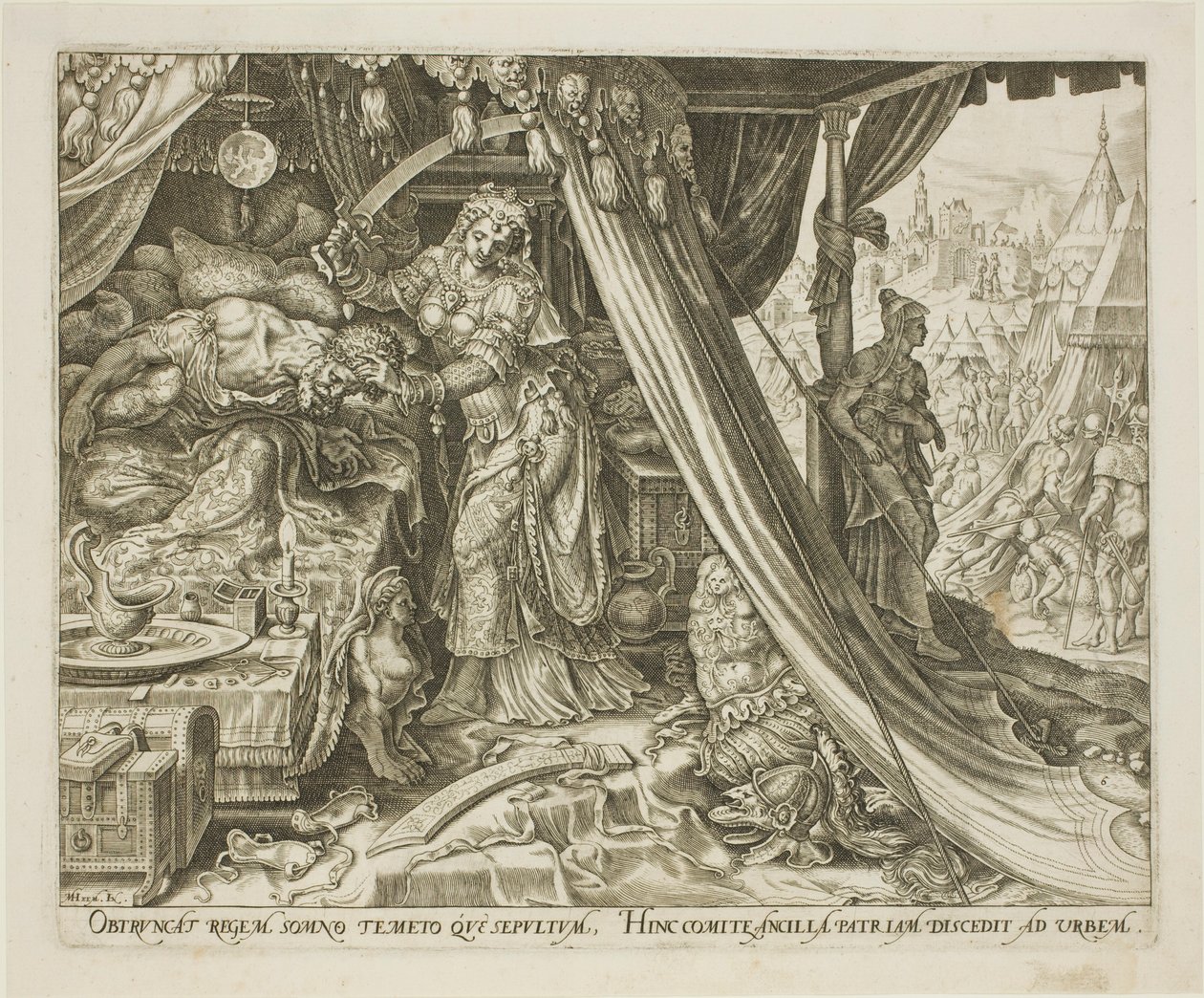 Judith Slaying Holofernes, Judith ve Holofernes