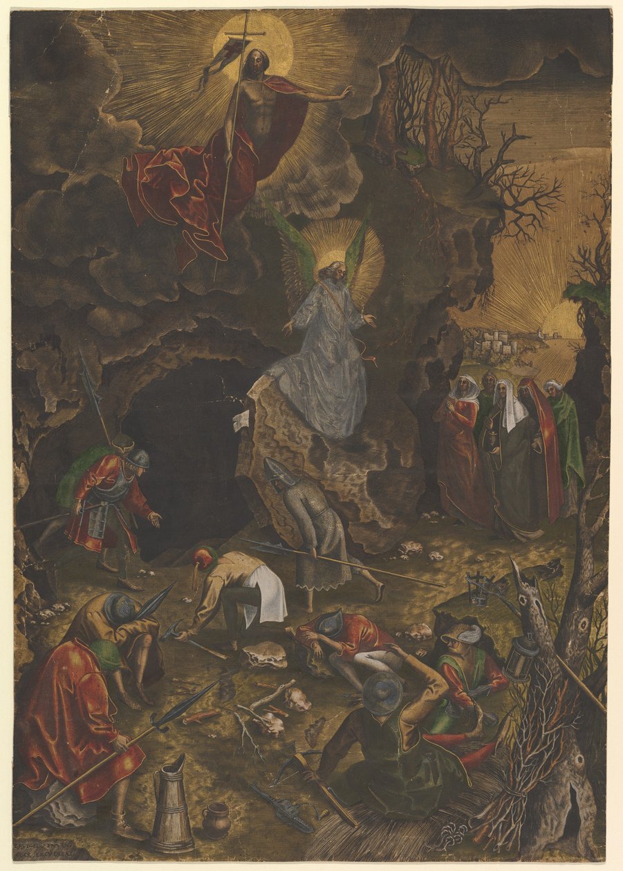 Diriliş, ca. 1562-63. by Philip Galle