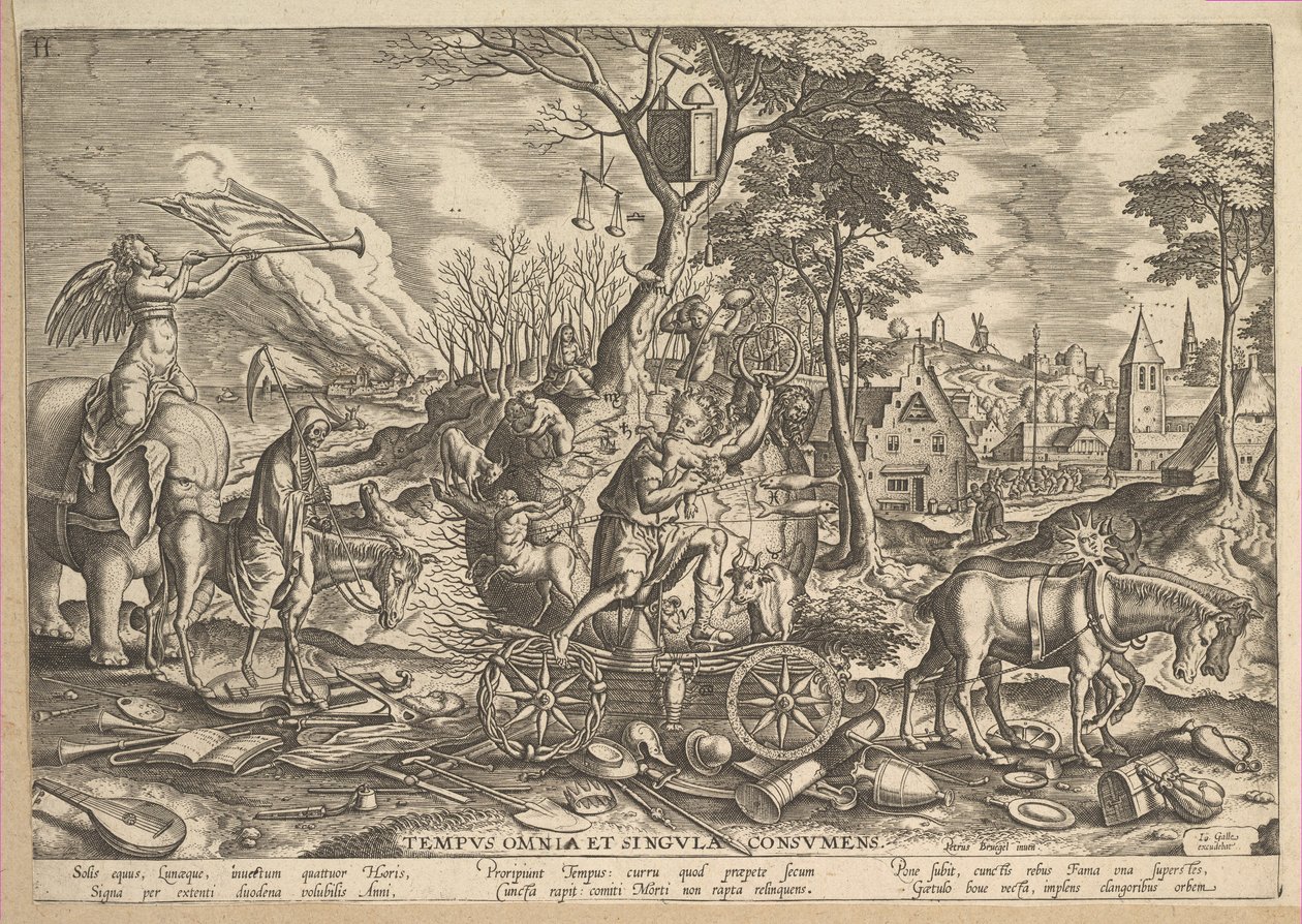 Zamanın Zaferi, 1574. by Philip Galle