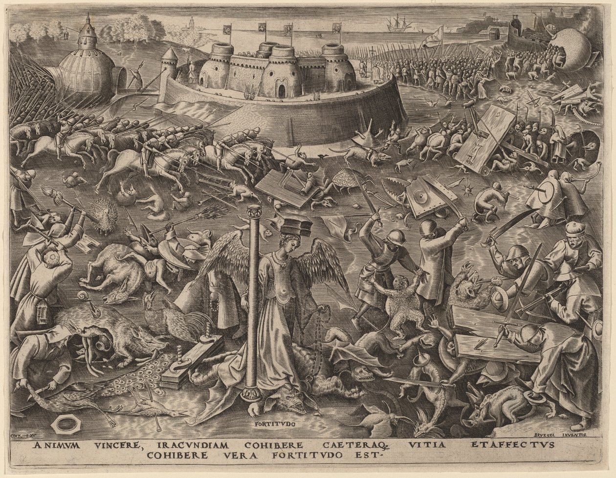 Metanet by Philip Galle after Pieter Bruegel the Elder