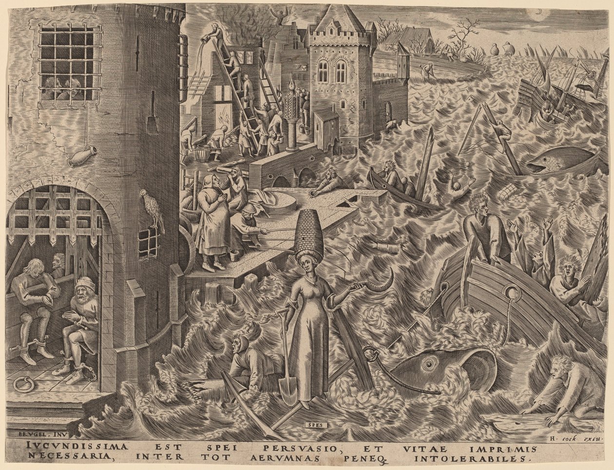 Ümit etmek by Philip Galle after Pieter Bruegel the Elder