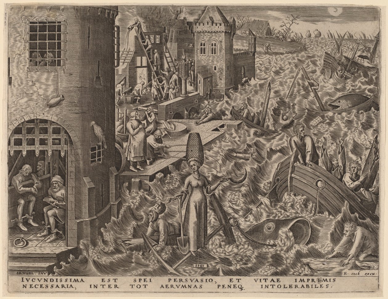 Ümit etmek by Philip Galle after Pieter Bruegel the Elder