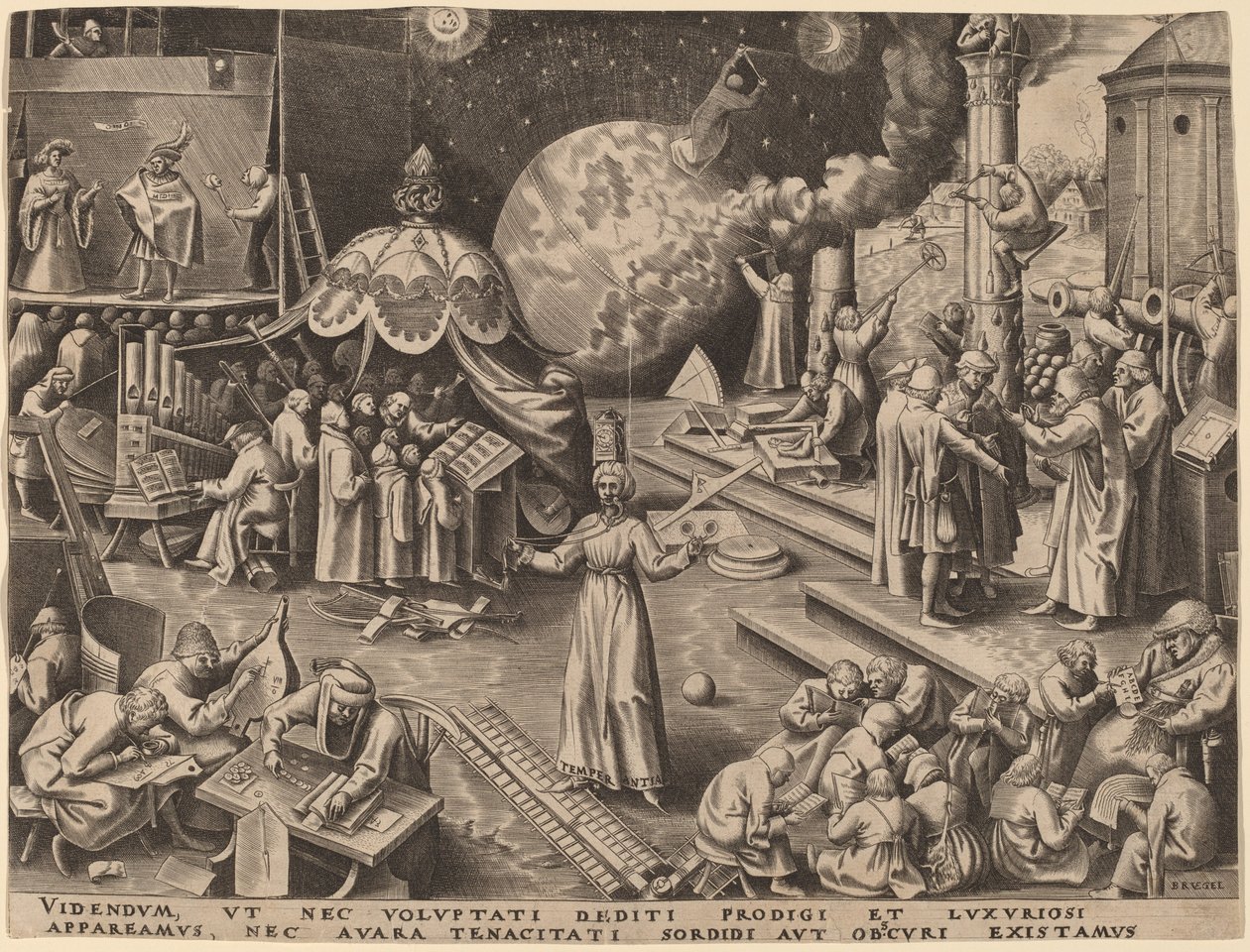 ölçülü by Philip Galle after Pieter Bruegel the Elder