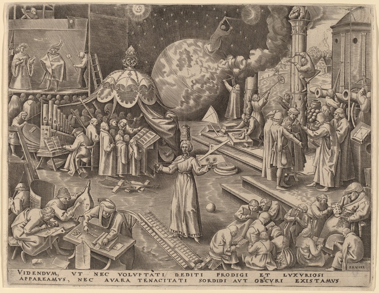ölçülü by Philip Galle after Pieter Bruegel the Elder