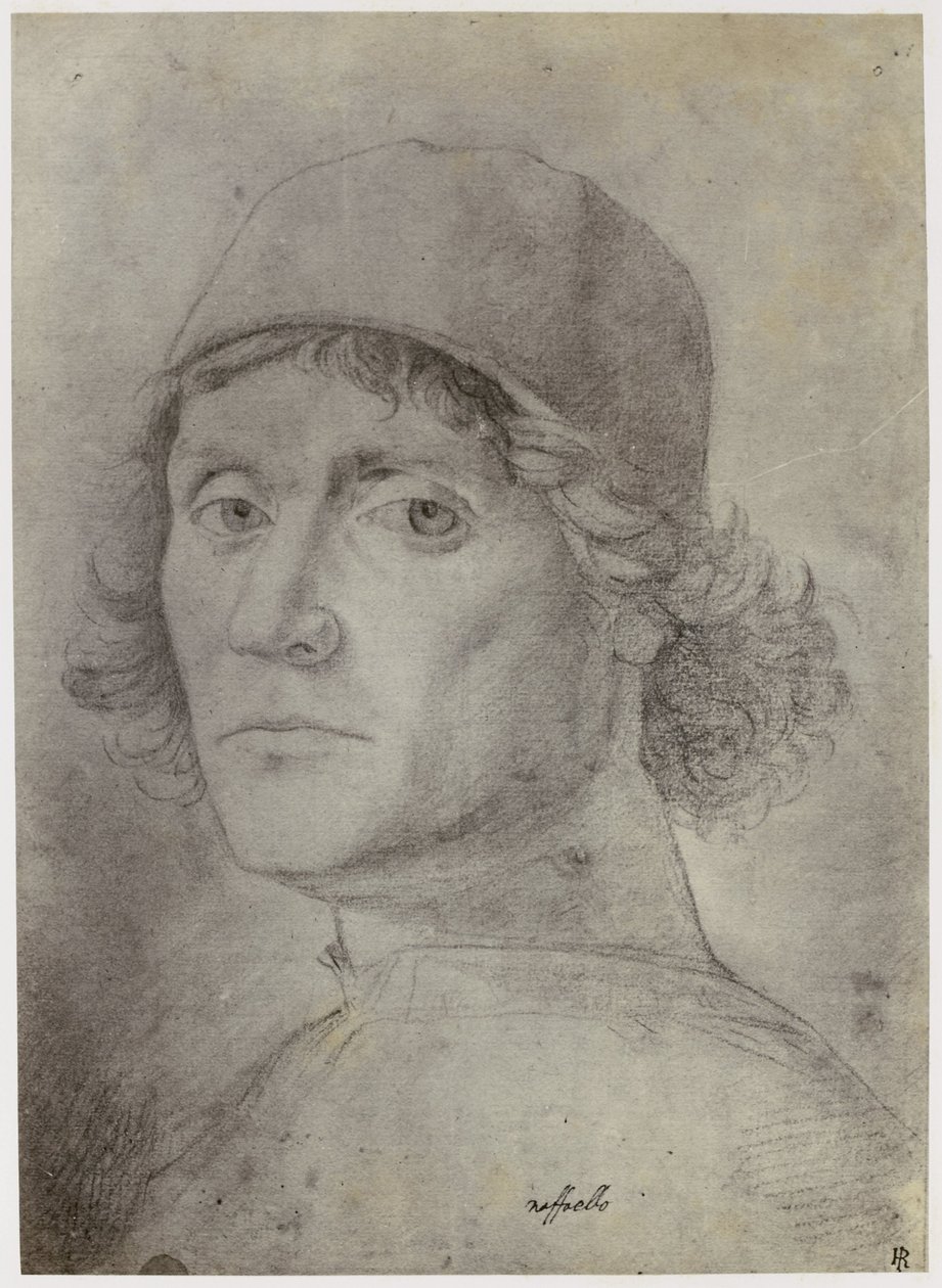 Rafael, Kendi Portresi by Philip Henry Delamotte