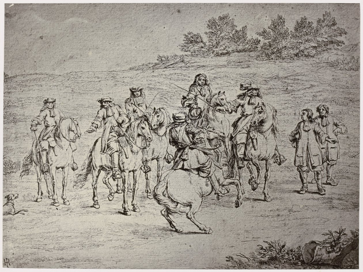 Van der Meulin [?], Louis XIV. ve Sanatçı by Philip Henry Delamotte