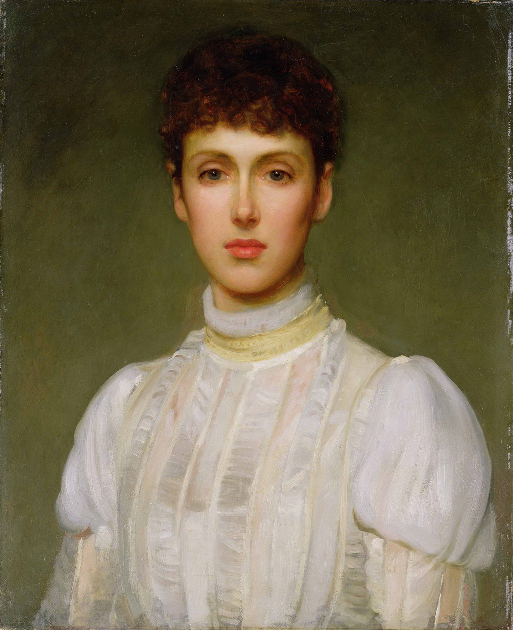 Bir Kadının Portresi by Philip Hermogenes Calderon