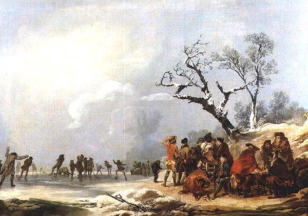 buz pateni sahnesi by Philip James de Loutherbourg