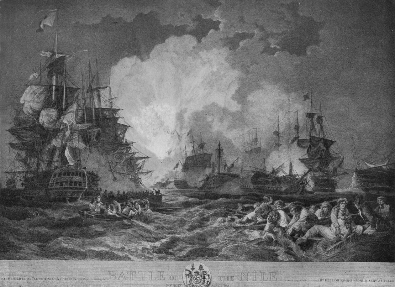 Aboukir Körfezi, c1799 by Philip James de Loutherbourg