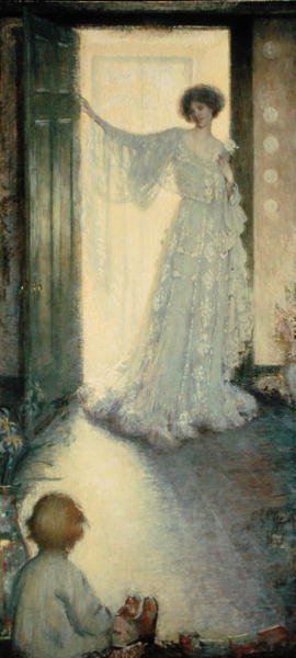 Anne ve Çocuk (tuval üzerine yağlı boya) by Philip Leslie Hale